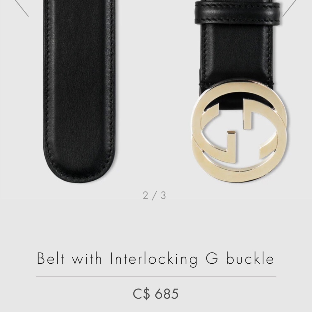 **GUCCI GG BELT** - Picture 11 of 14